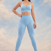 TOP DEPORTIVO BABY BLUE TEXTURIZADO CDC