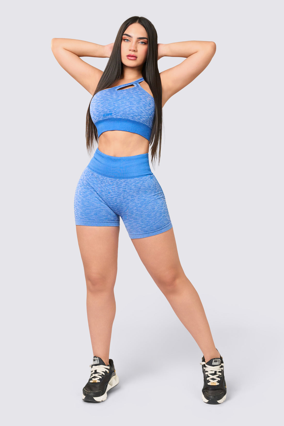 SHORT PUSH UP AZUL ANIMAL PRINT RVC