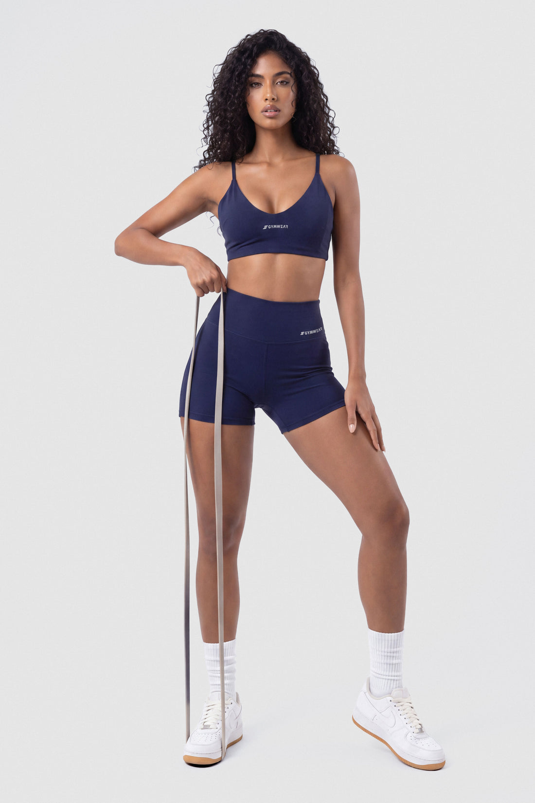 SHORT ESENCIAL AZUL MARINO ALTA COBERTURA PPC
