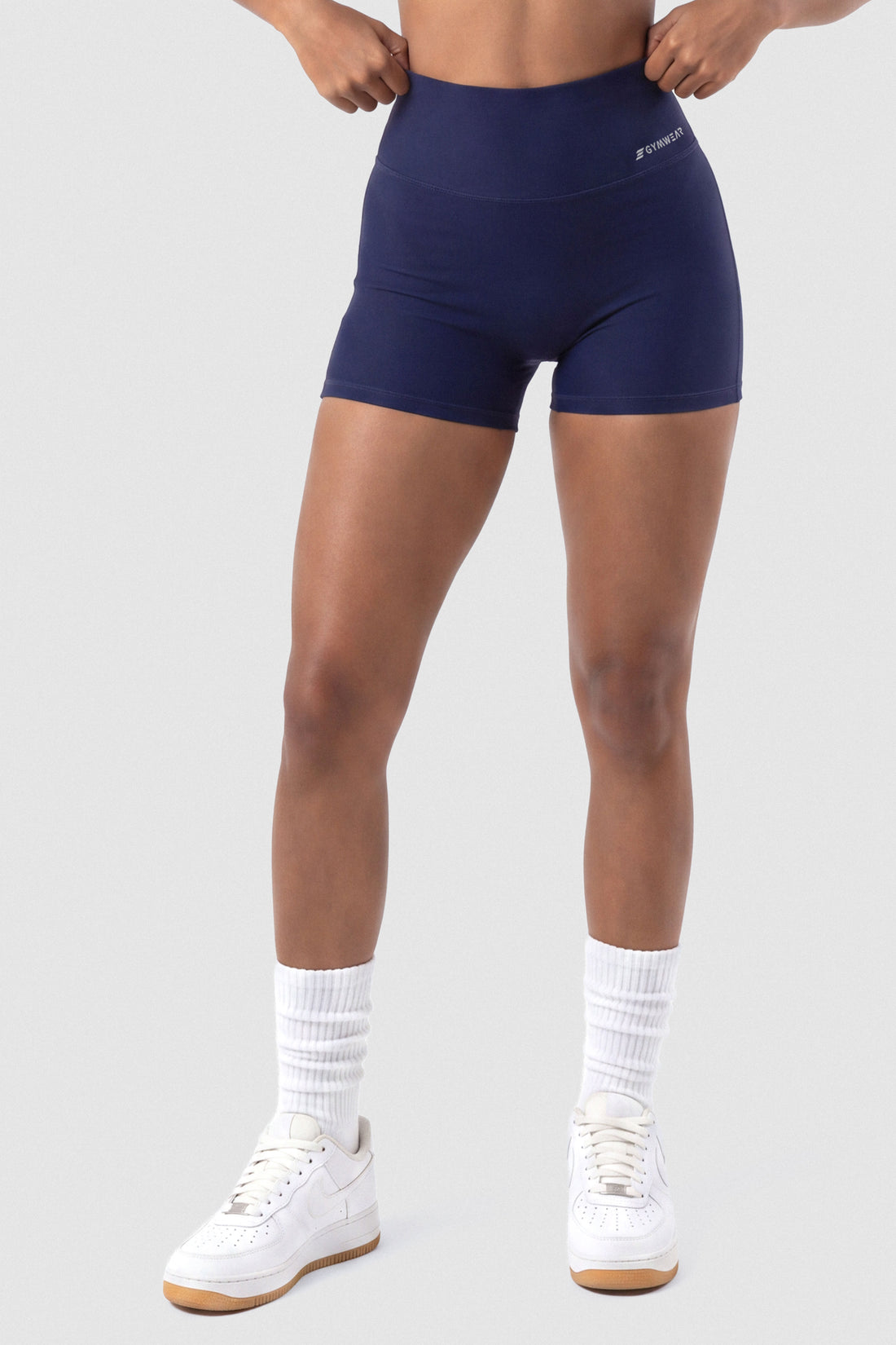 SHORT ESENCIAL AZUL MARINO ALTA COBERTURA PPC