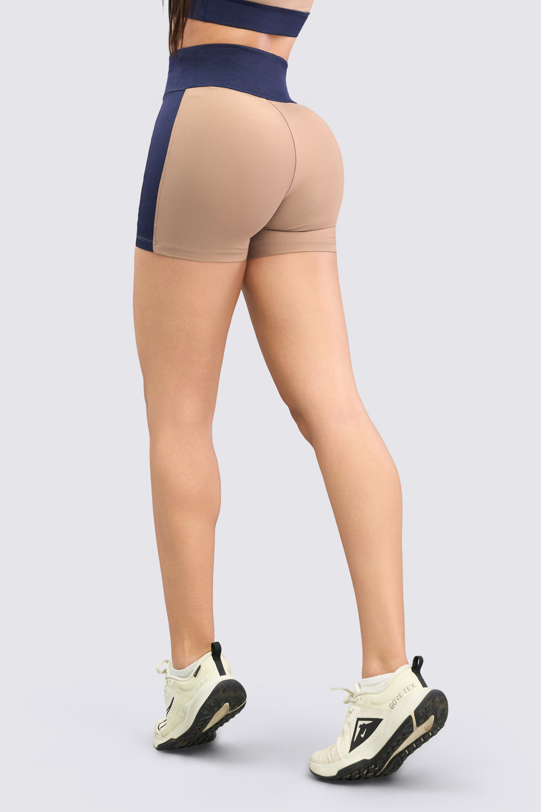 SHORT BICOLOR MOCCA - AZUL RVC