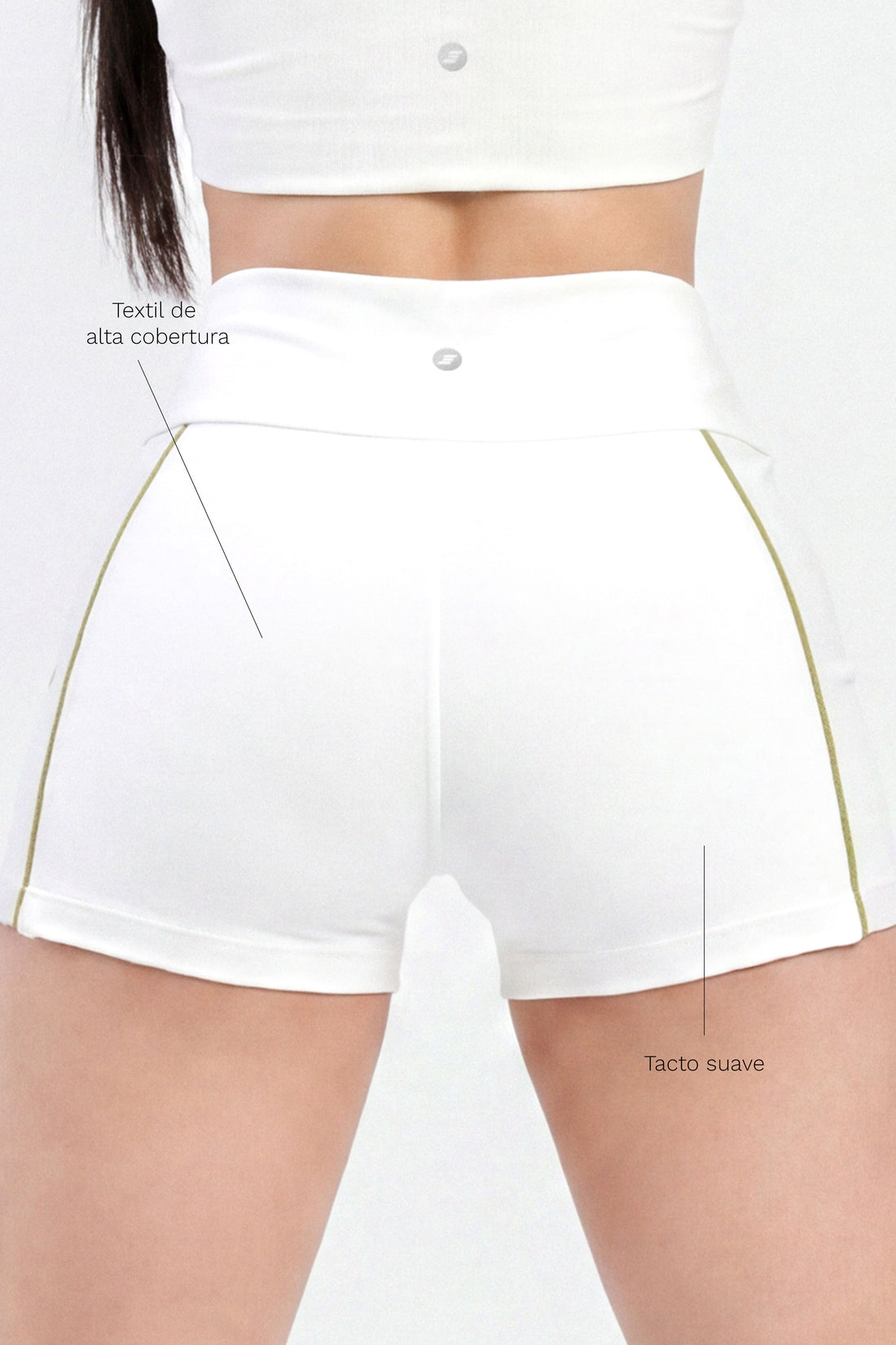 SHORT BLANCO  BUENA COBERTURA RVC