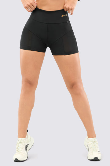 Short deportivo de mujer color negro, perfecto para running o training.