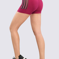 SHORT VINOTINTO MALLA LATERAL RVC
