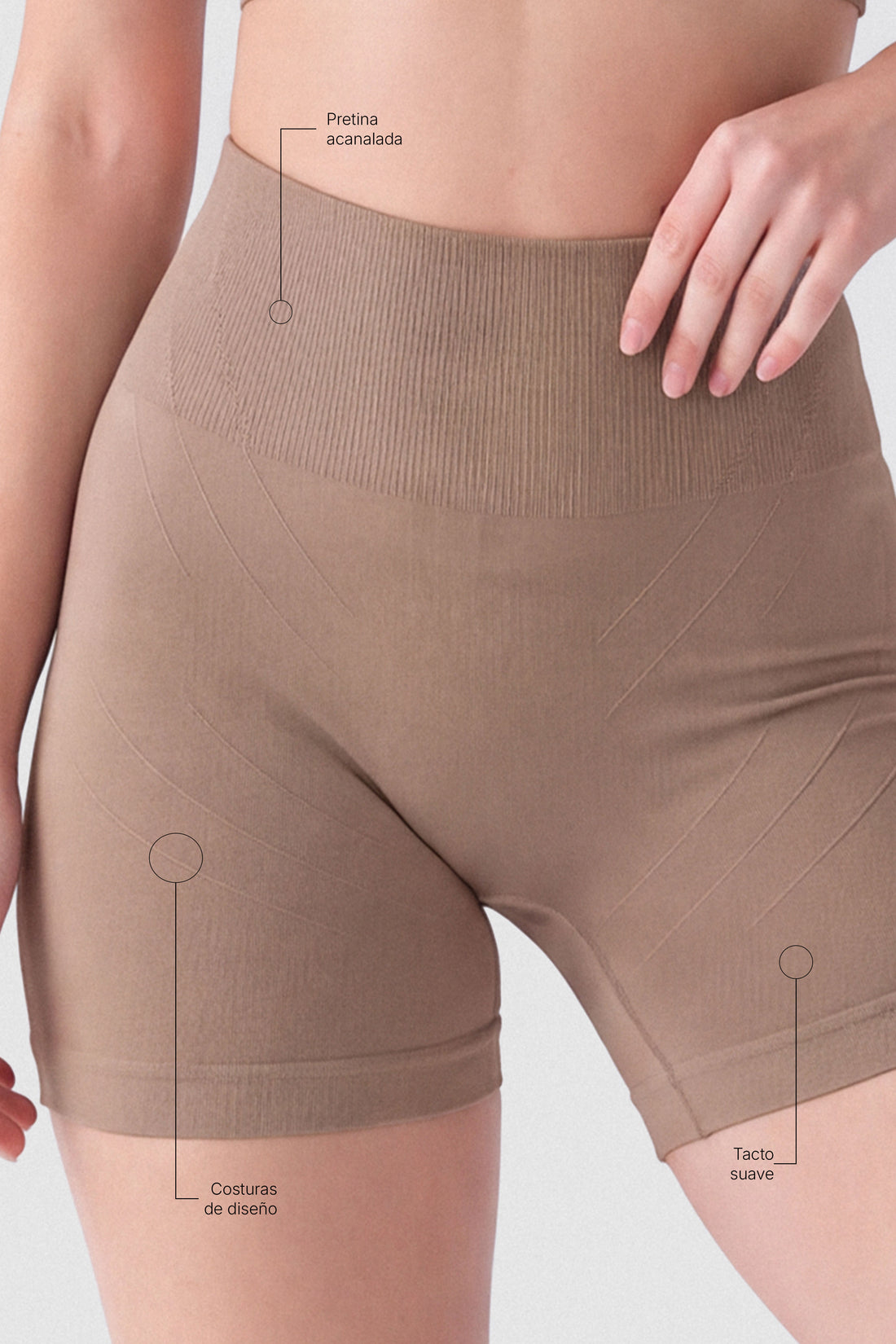 SHORT MOCCAA LÍNEAS TONALES PPC