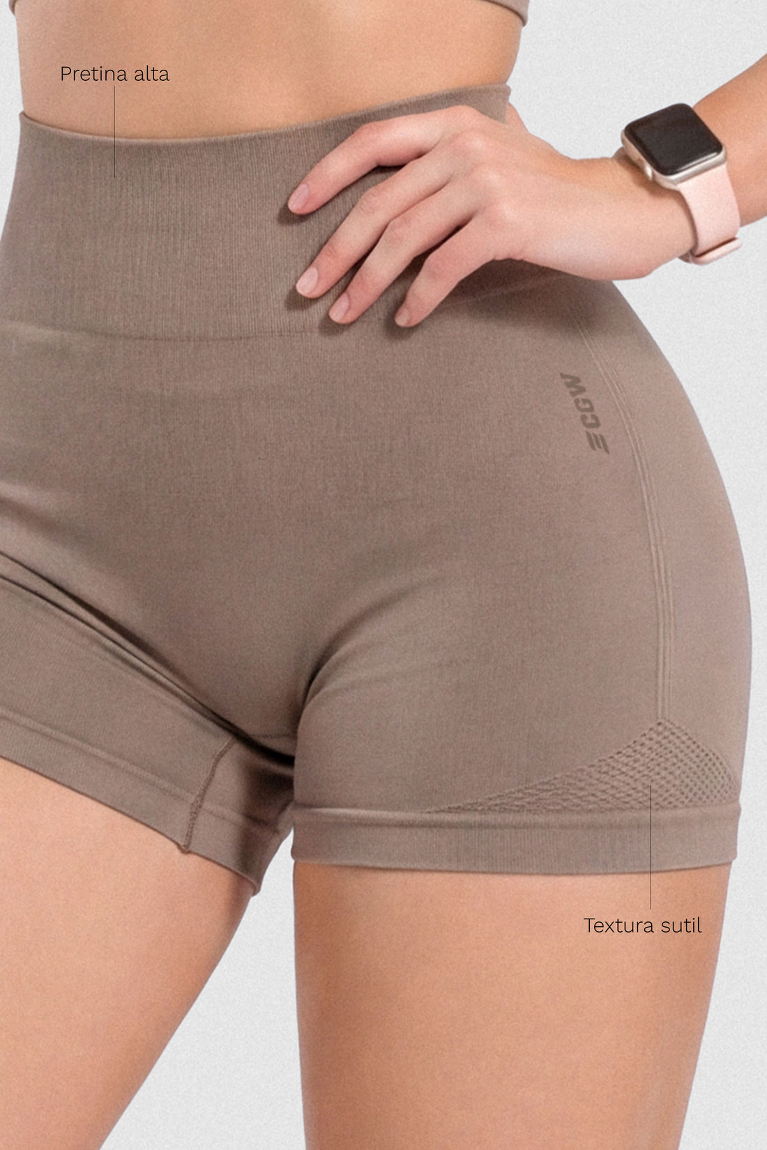 SHORT SIN COSTURAS TEXTURA SUTIL CCR