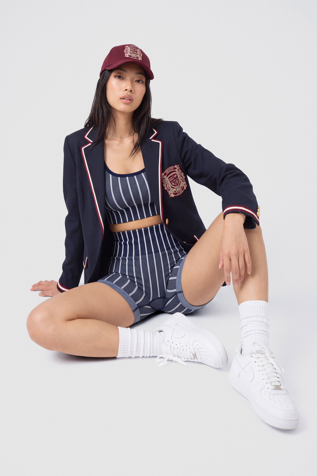 SHORT PREPPY AZUL FRANJAS PPC