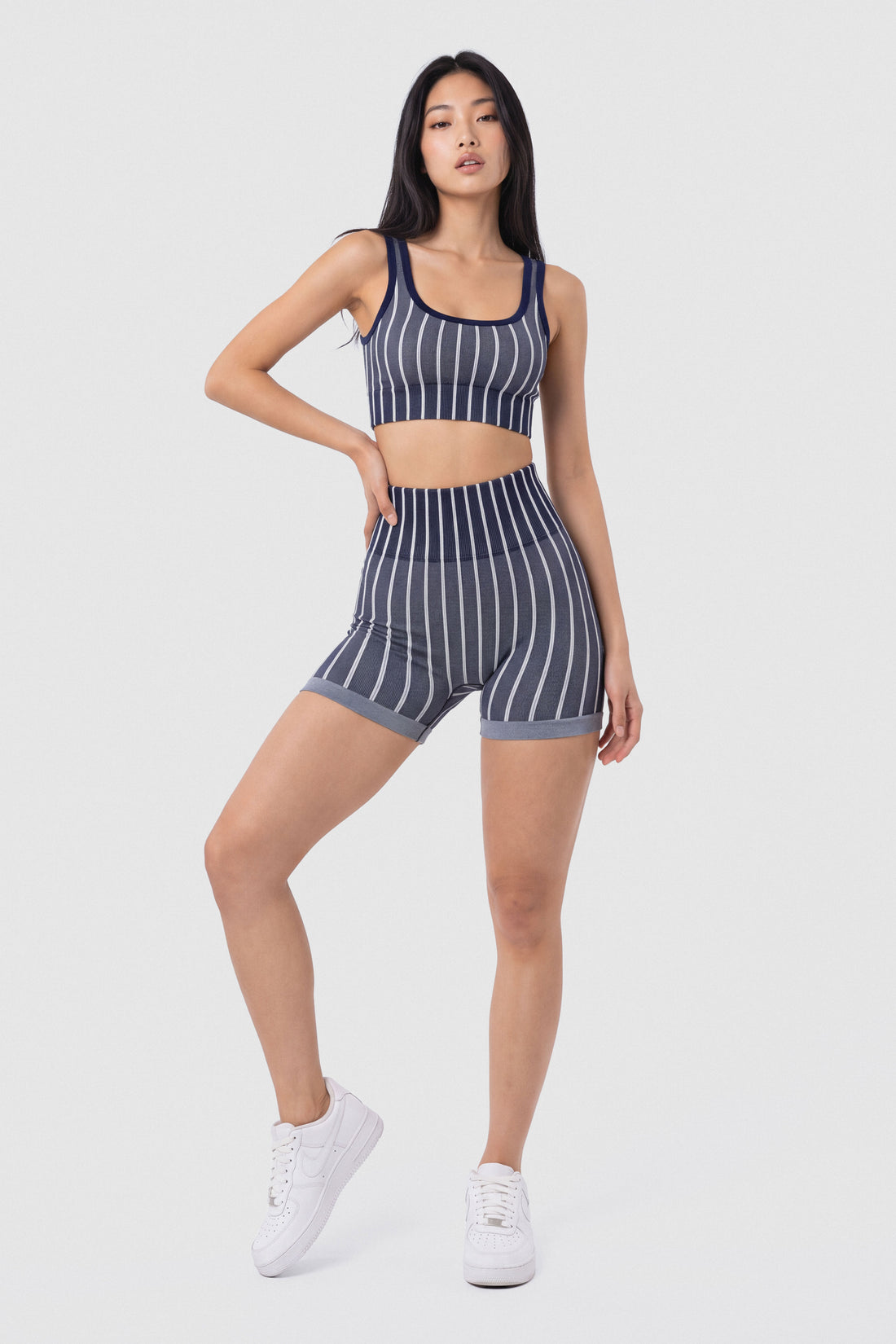 SHORT PREPPY AZUL FRANJAS PPC