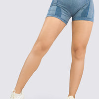 SHORT PUSH UP AZUL ALTA COMPRESIÓN RVC