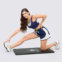 TOP DEPORTIVO AZUL MALLA FRONTAL BLANCA RVC