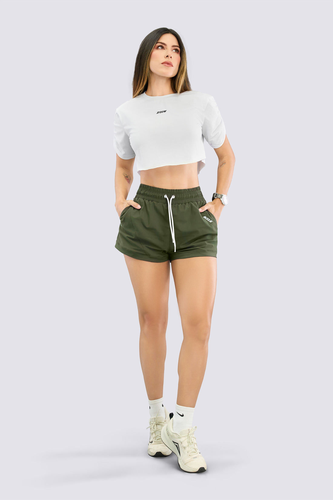 SHORT RUNNING VERDE RVC
