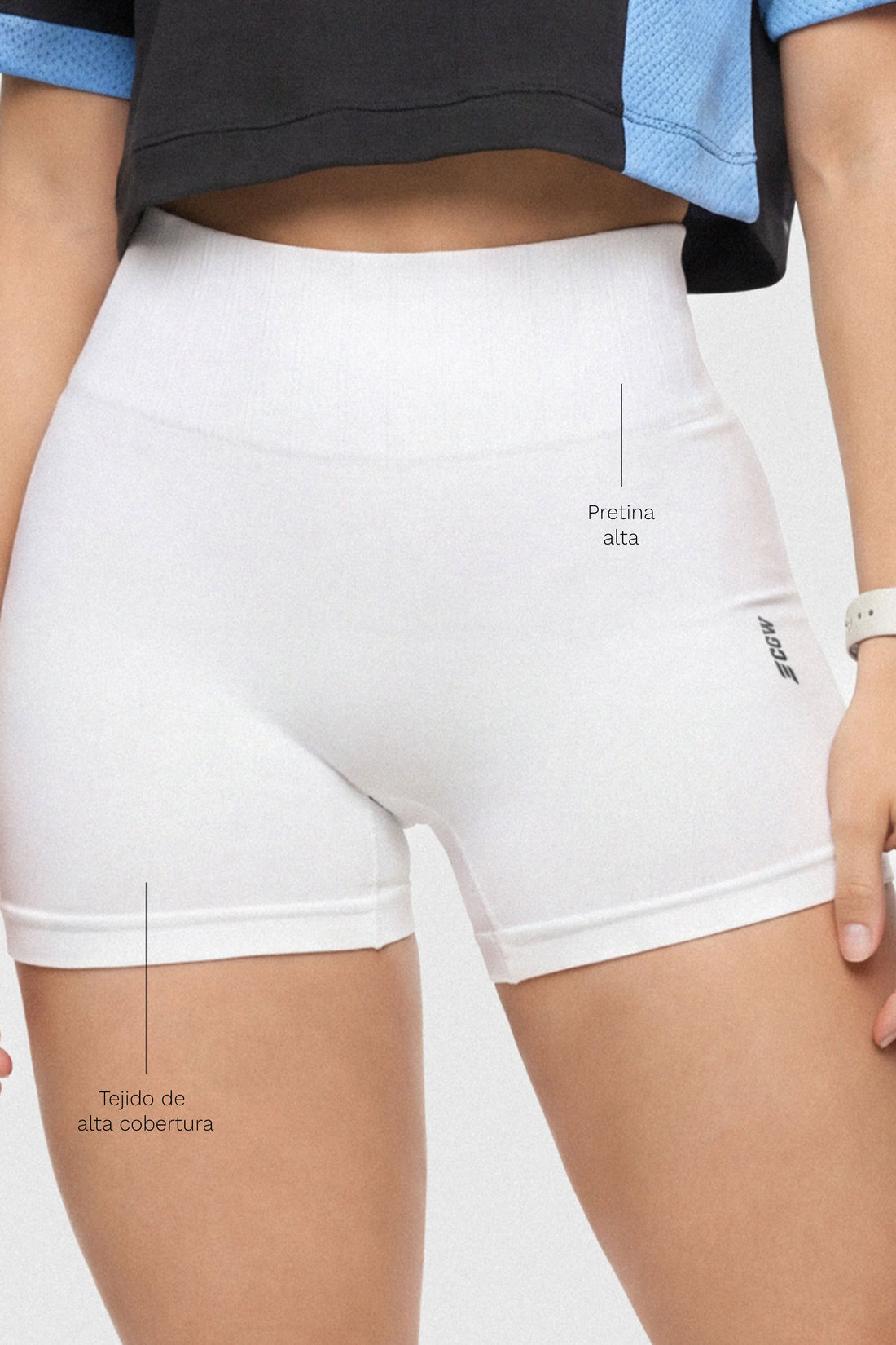 SHORT BLANCO COMPRESIÓN PREMIUM CDC