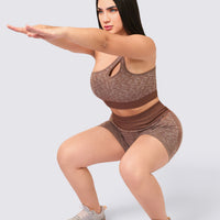 SHORT PUSH UP CAFÉ ANIMAL PRINT RVC