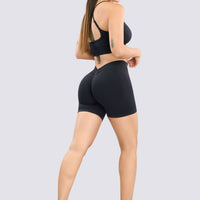 SHORT SEAMLESS NEGRO COMPRESIÓN MEDIA RVC