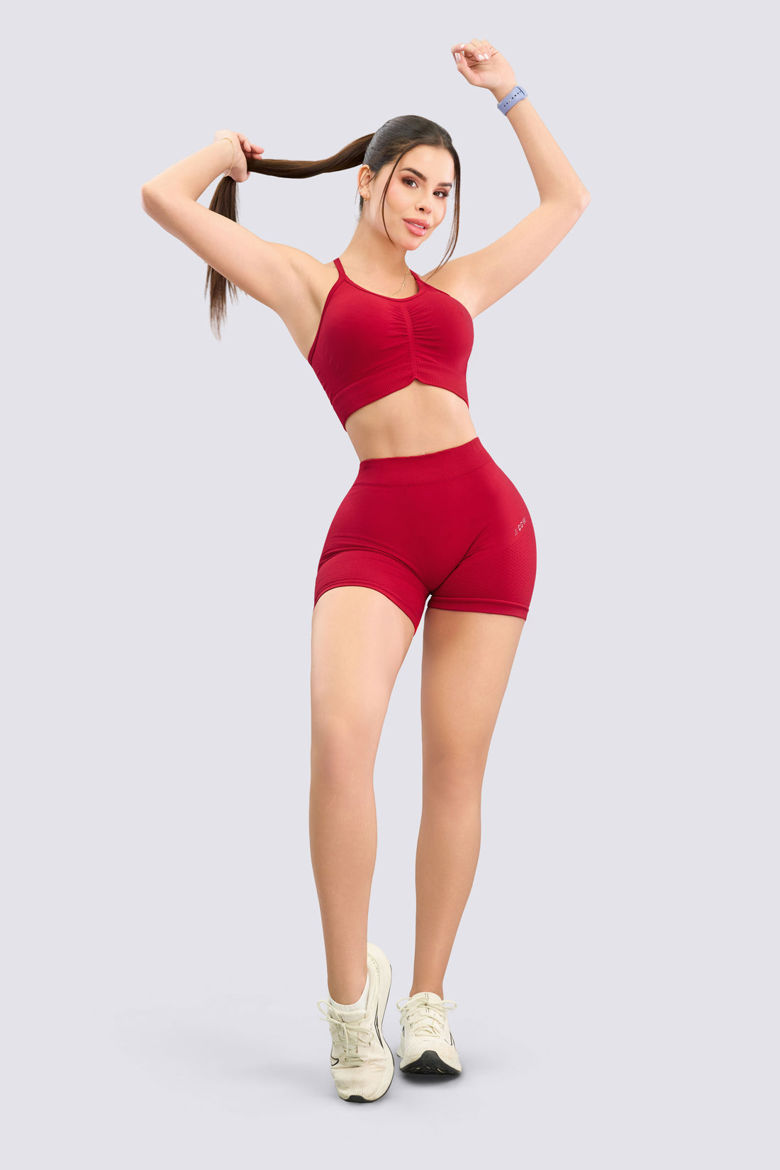 SHORT SEAMLESS ROJO COMPRESIÓN MEDIA RVC
