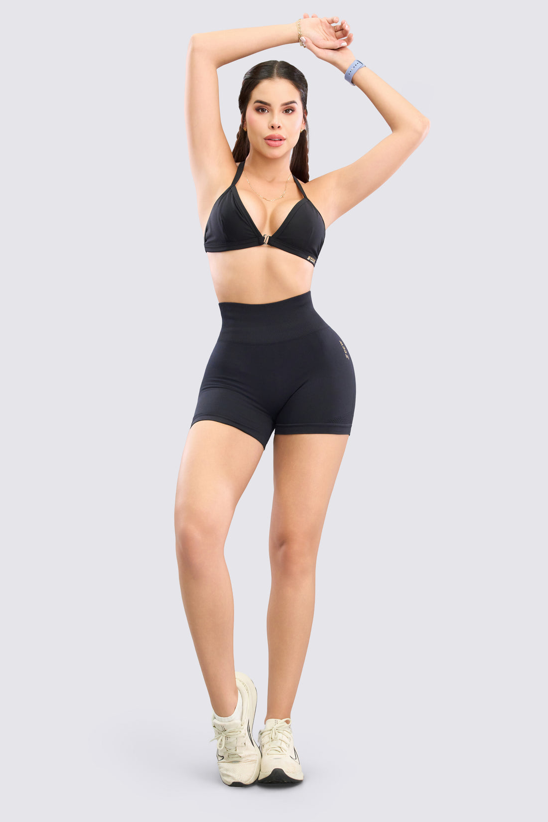 SHORT NEGRO PRETINA ALTA  RVC