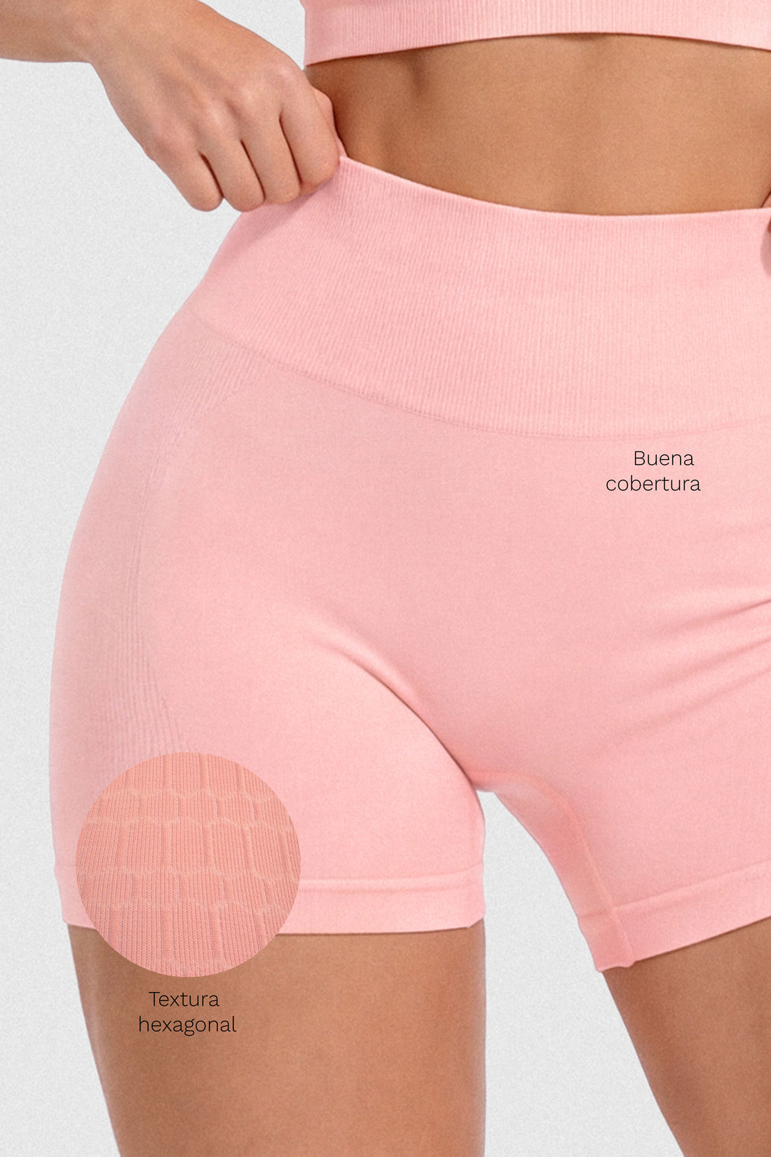 SHORT SIN COSTURAS TEXTURA HEXAGONAL CCR