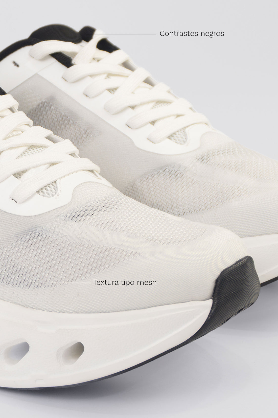 TENIS HOMBRE BLANCOS TRAIL