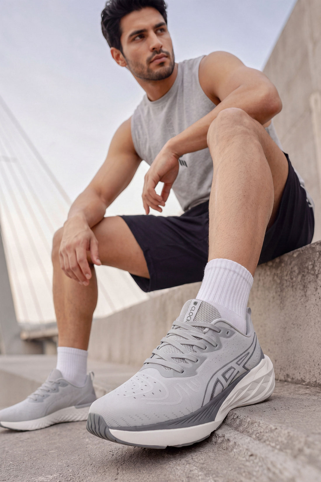 TENIS HOMBRE GRIS RECOVERY