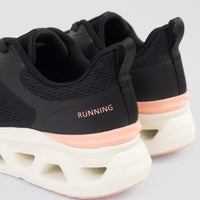 TENIS MUJER NEGRO RUNNING