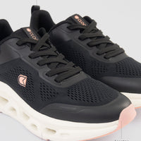TENIS MUJER NEGRO RUNNING