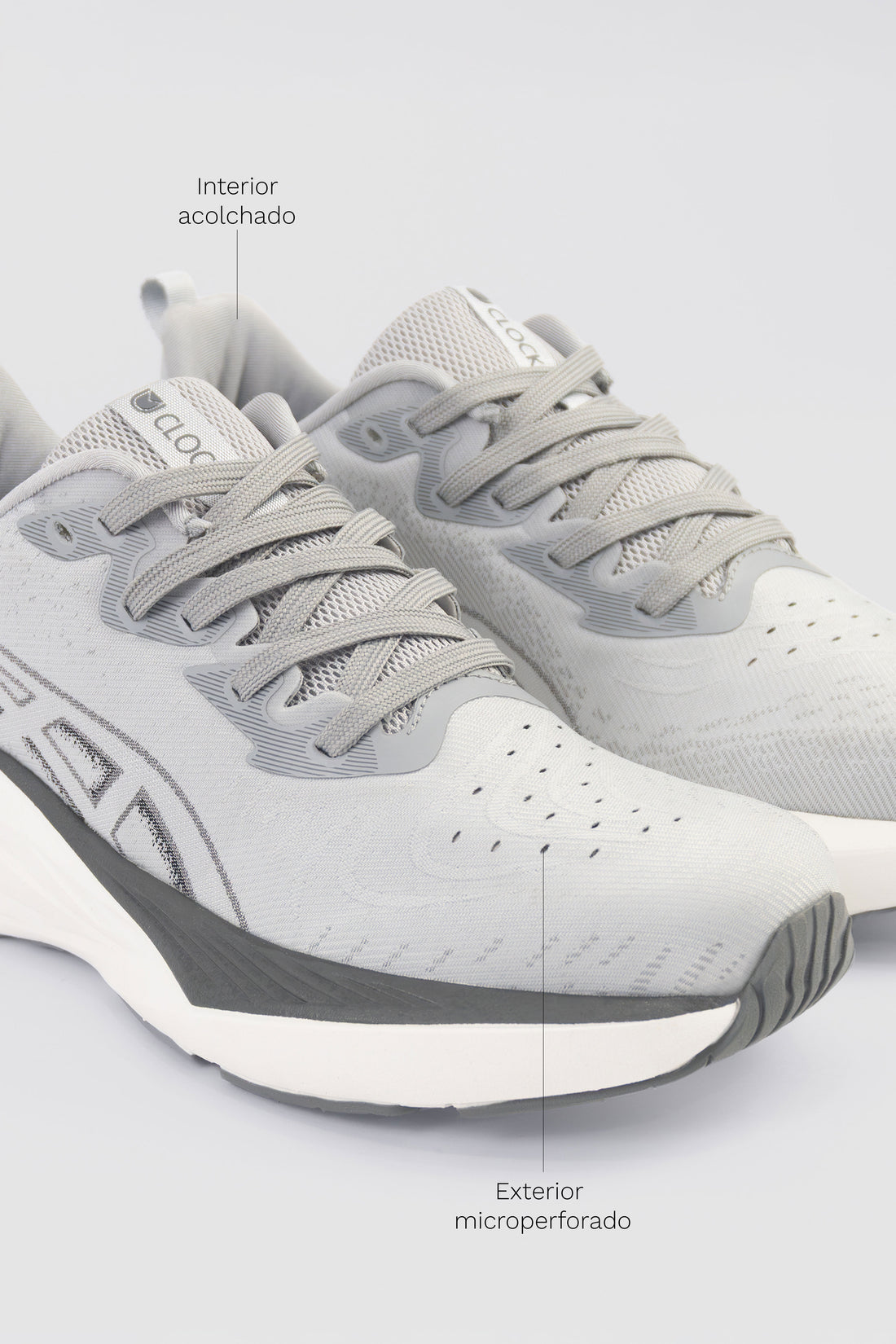 TENIS HOMBRE GRIS RECOVERY