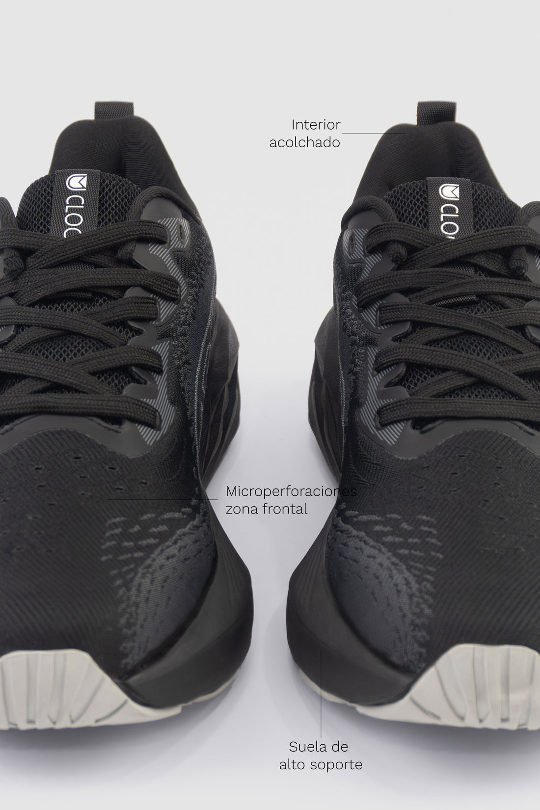 TENIS NEGROS HOMBRE RECOVERY