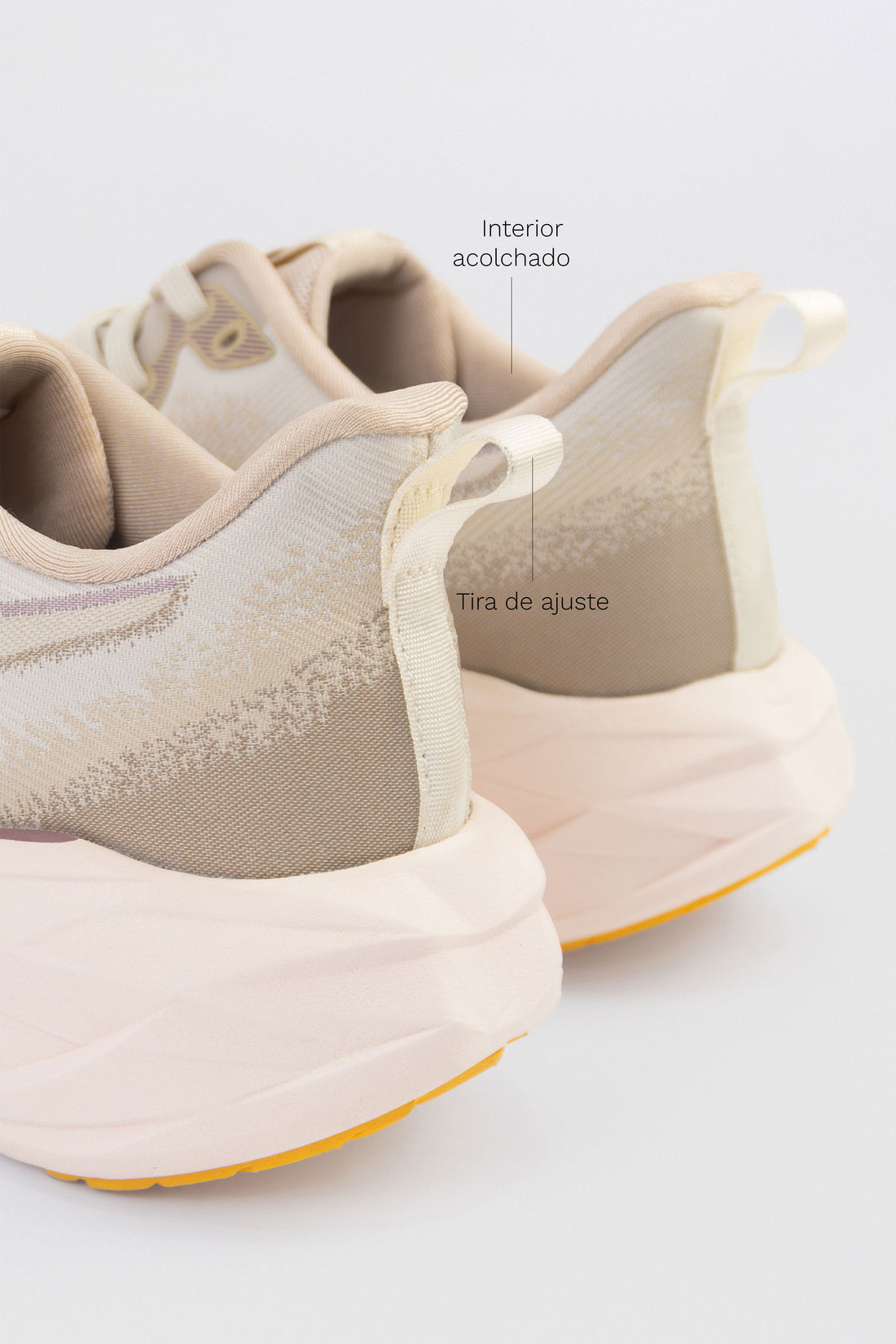 TENIS MUJER AMARILLO RECOVERY