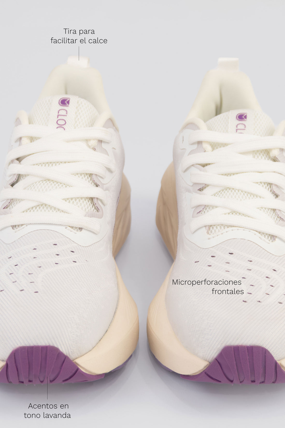TENIS MUJER LAVANDA RECOVERY