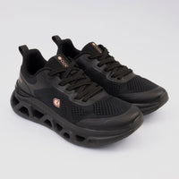 TENIS MUJER TOTAL NEGRO RUNNING