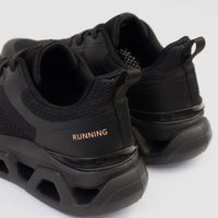 TENIS MUJER TOTAL NEGRO RUNNING