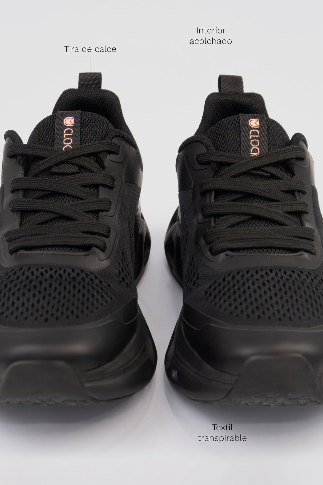 TENIS MUJER TOTAL NEGRO RUNNING
