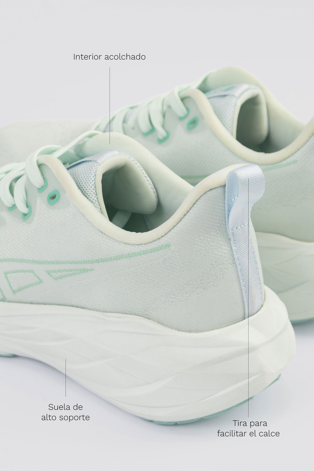 TENIS MUJER VERDE MENTA RECOVERY