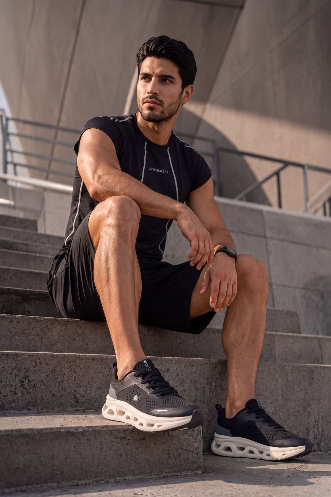 TENIS NEGROS HOMBRE RUNNING