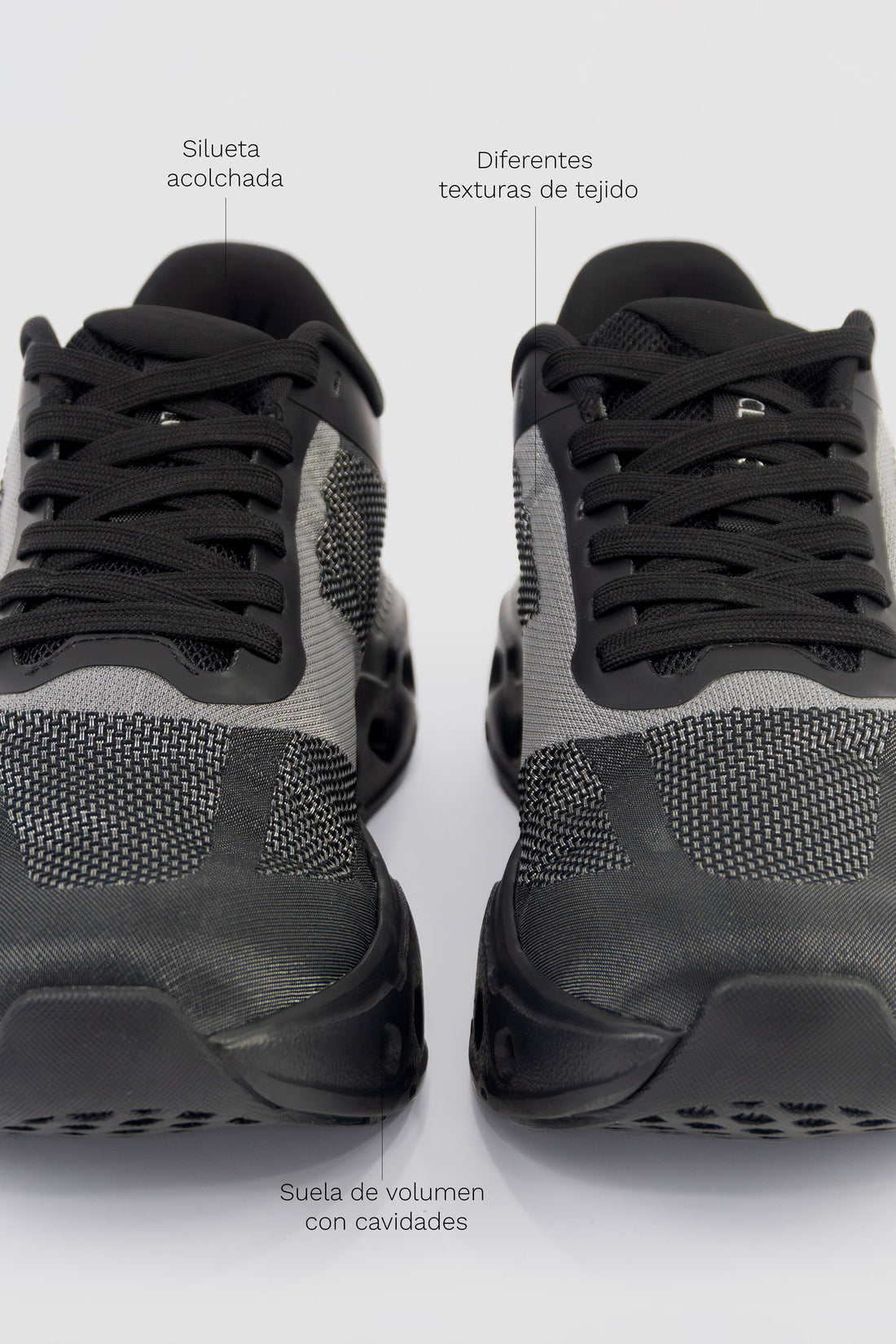 TENIS NEGROS HOMBRE TRAIL