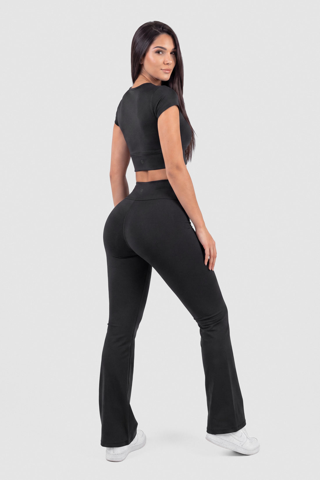 LEGGINGS BOTA RECTA NEGRO TALLE ALTO RVC