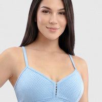 TOP DEPORTIVO BABY BLUE TEXTURIZADO CDC