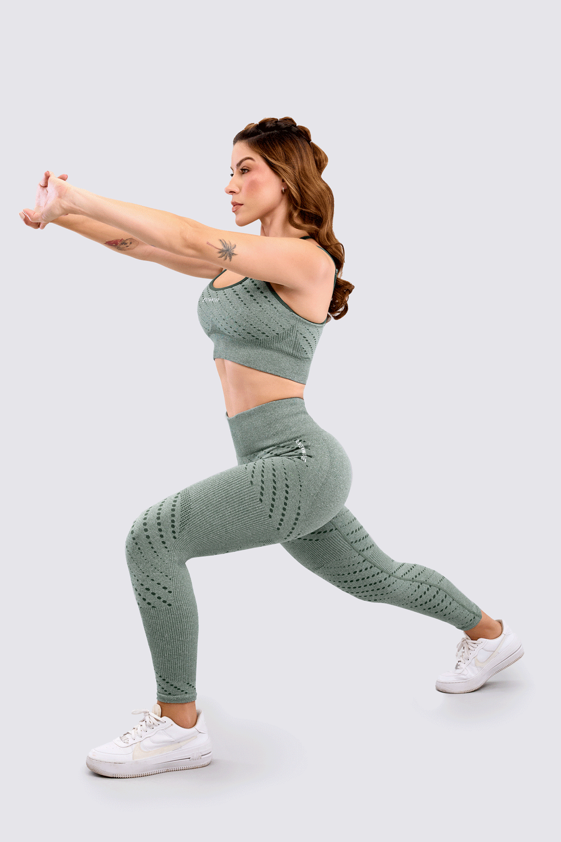 LEGGINGS DEPORTIVO SEAMLESS GF07Q324-S7VDO UBL COLOMBIAN GYMWEAR