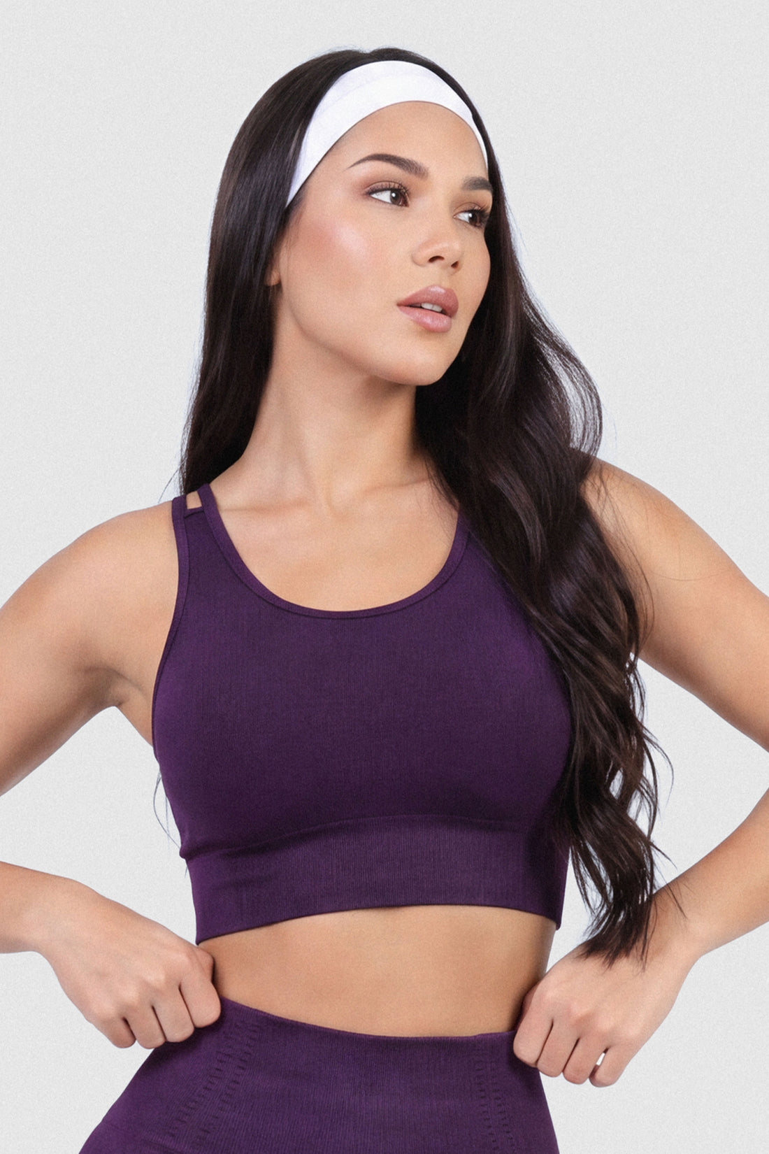 TOP DE ALTO SOPORTE MORADO DFO