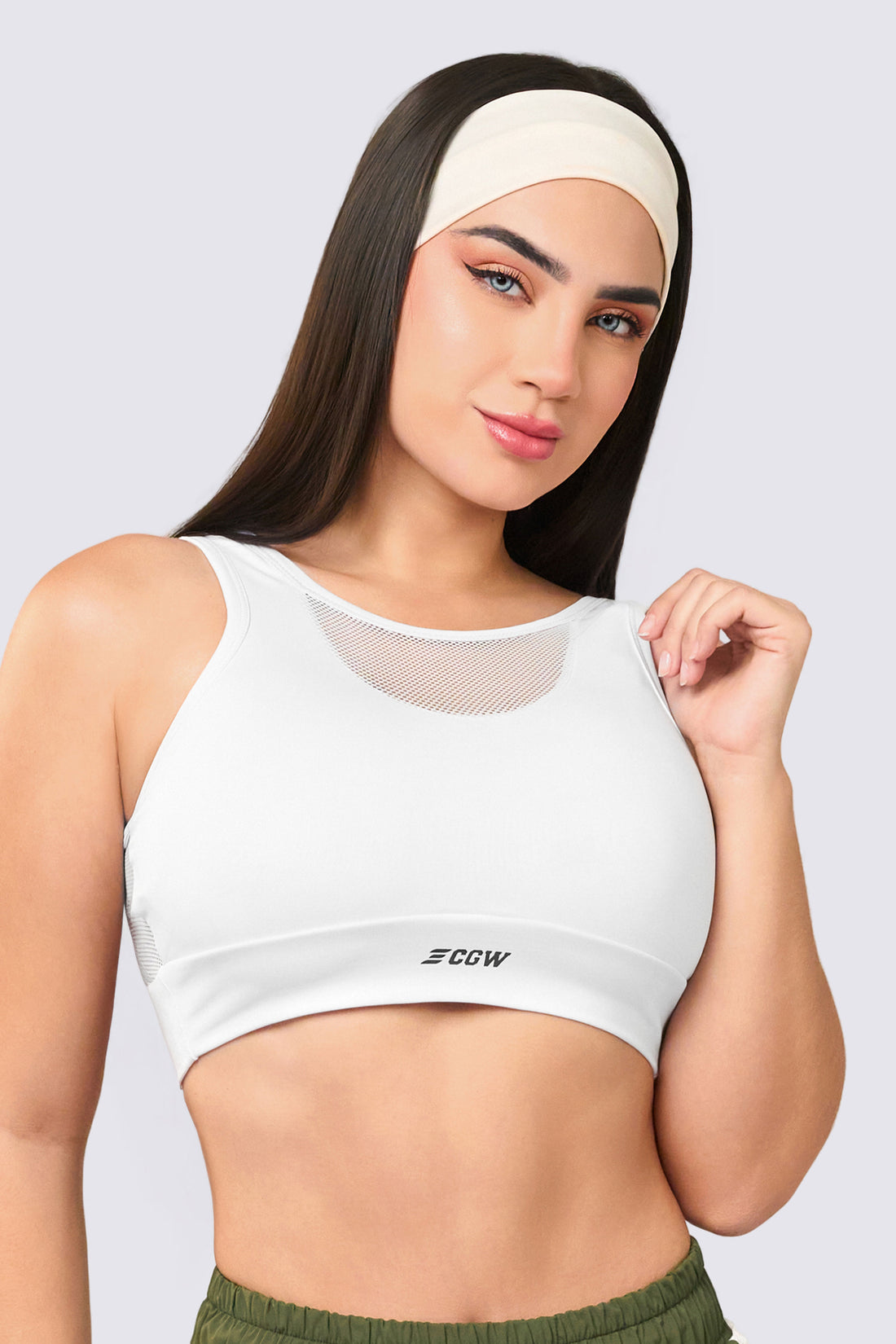 TOP RUNNING ALTO SOPORTE BLANCO RVC