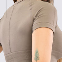 TOP DEPORTIVO MOCCA MANGA CORTA RVC