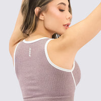 TOP PALO DE ROSA VENAS EN CONTRASTE RVC