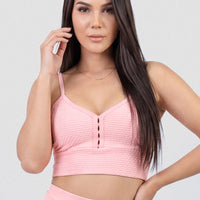 TOP DEPORTIVO ROSA MUSE TEXTURIZADO CCR