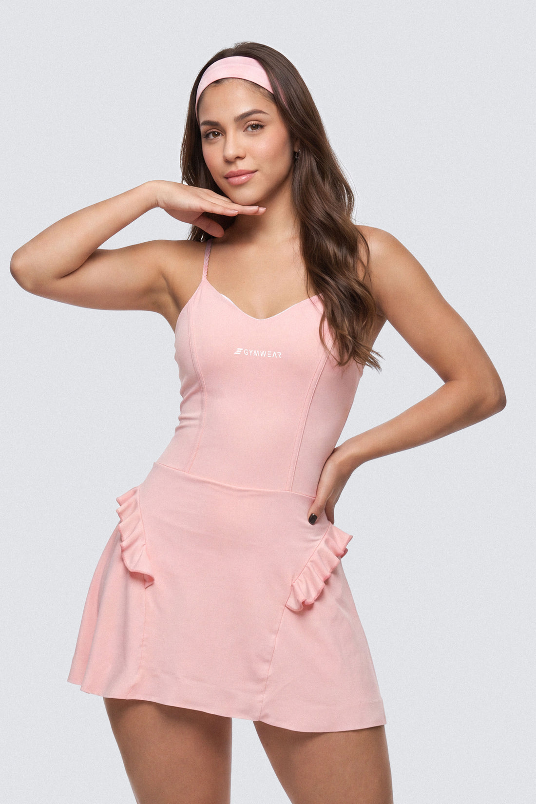 VESTIDO PINK TIRANTES TRENZADOS CCR