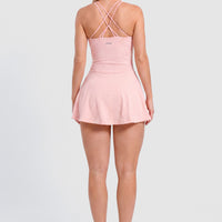 VESTIDO ROSA MUSE SUTIL Y ELEGANTE CCR