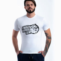 Camiseta Deportiva Para Hombre Blanco 0105B | Colombian Gymwear