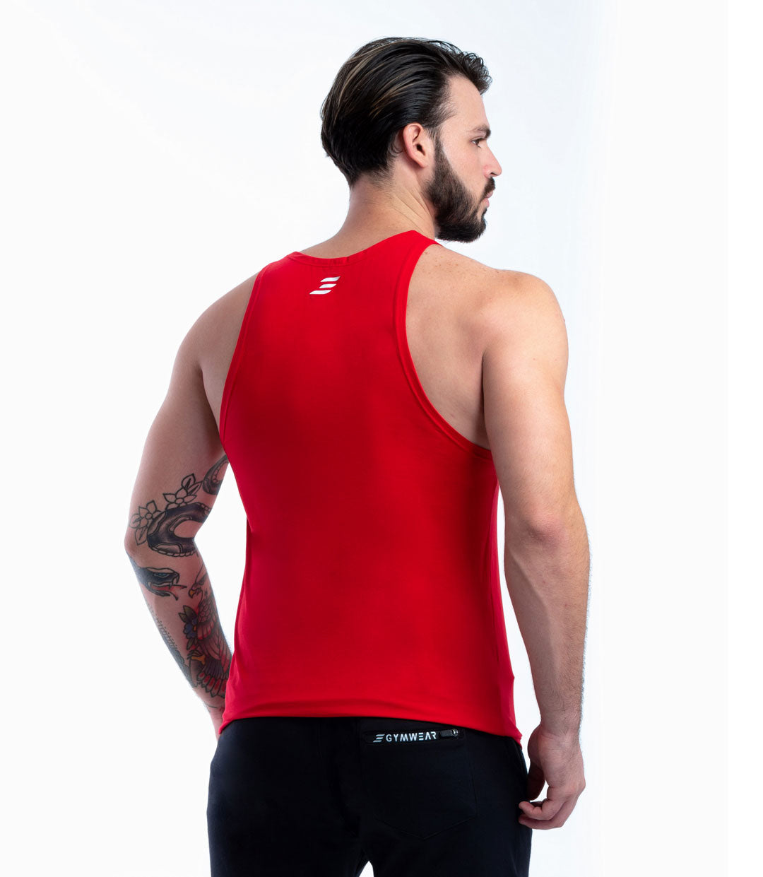 Camiseta Esqueleto Deportiva Para Hombre Rojo 0505R | Colombian Gymwear