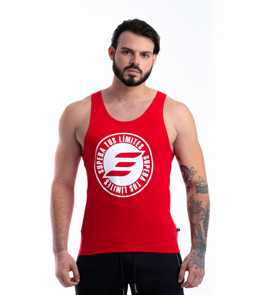Camiseta Esqueleto Deportiva Para Hombre Rojo 0505R | Colombian Gymwear
