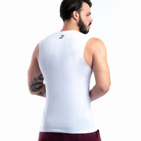 Camiseta Sisa Deportiva Para Hombre Blanca 0506B | Colombian Gymwear