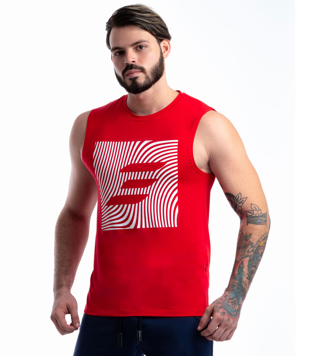Camiseta Sisa Deportiva Para Hombre Roja 0506R | Colombian Gymwear